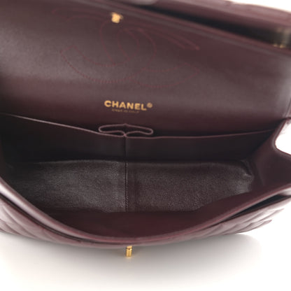 Chanel Lambskin Quilted Jumbo Double Flap Burgundy 5 of 11