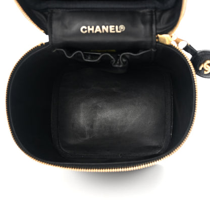 Chanel Caviar Vanity Cosmetic Case Black 5 of 11