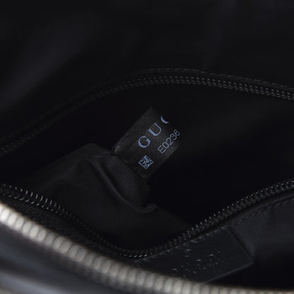 Gucci GG Supreme Monogram Web Messenger Bag Black 7 of 10
