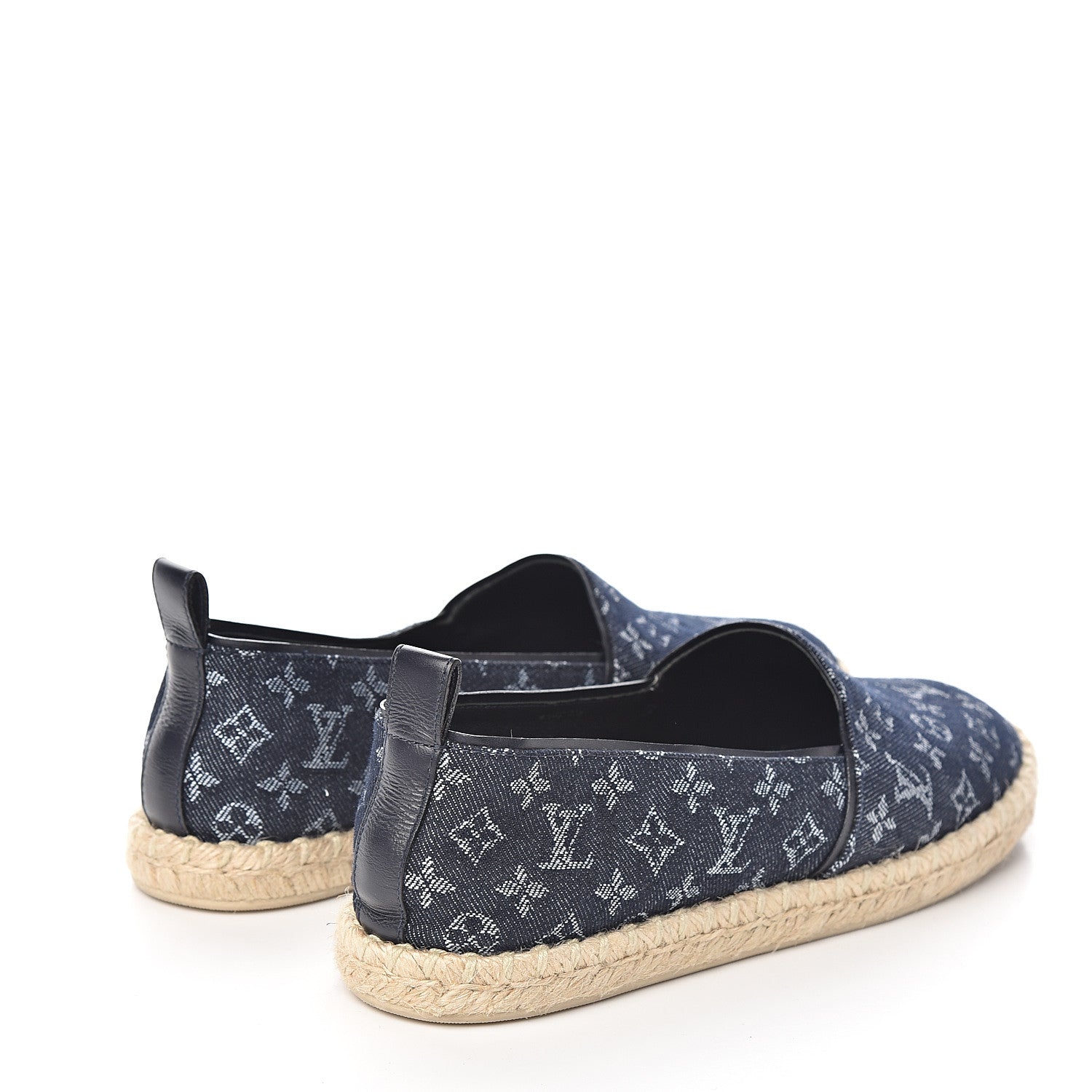 Louis Vuitton Monogram Denim Waterfall Espadrille 41 Marine 4 of 8