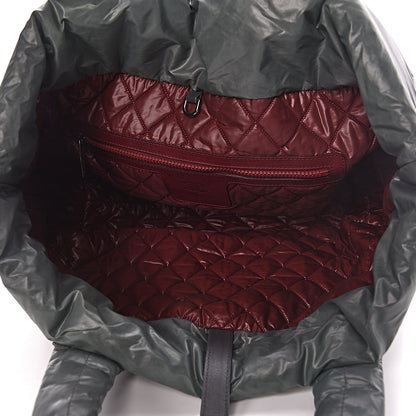Chanel Nylon Quilted Medium Coco Cocoon Reversible Tote Grey 9 of 20