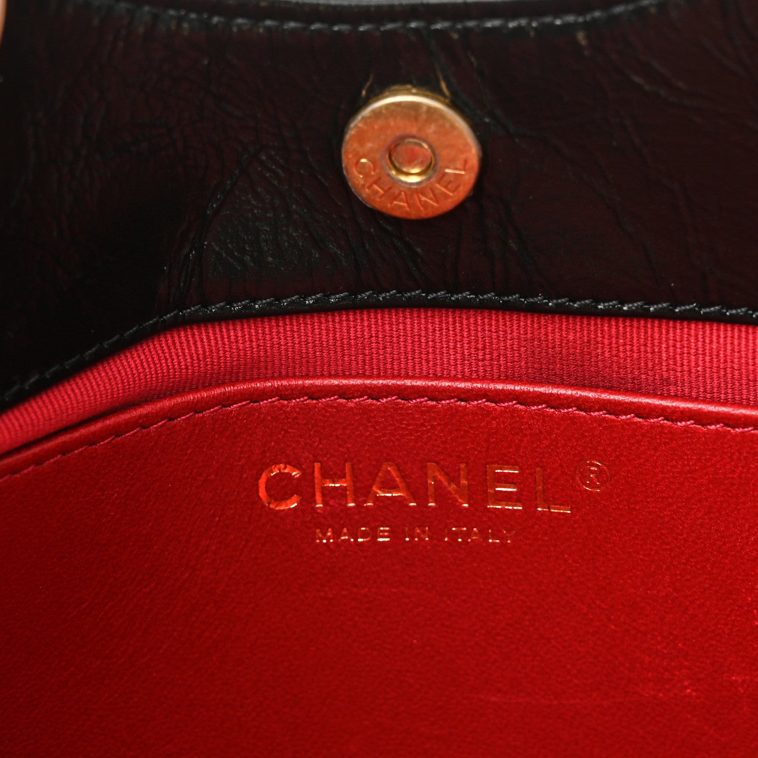 Chanel Shiny Crumpled Calfskin Quilted Small Wavy CC Hobo Black 6 of 12