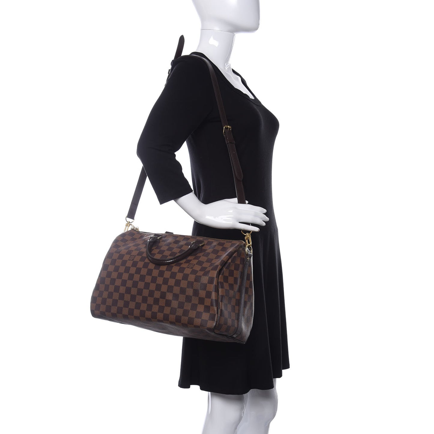 Damier Ebene Speedy Bandouliere 35