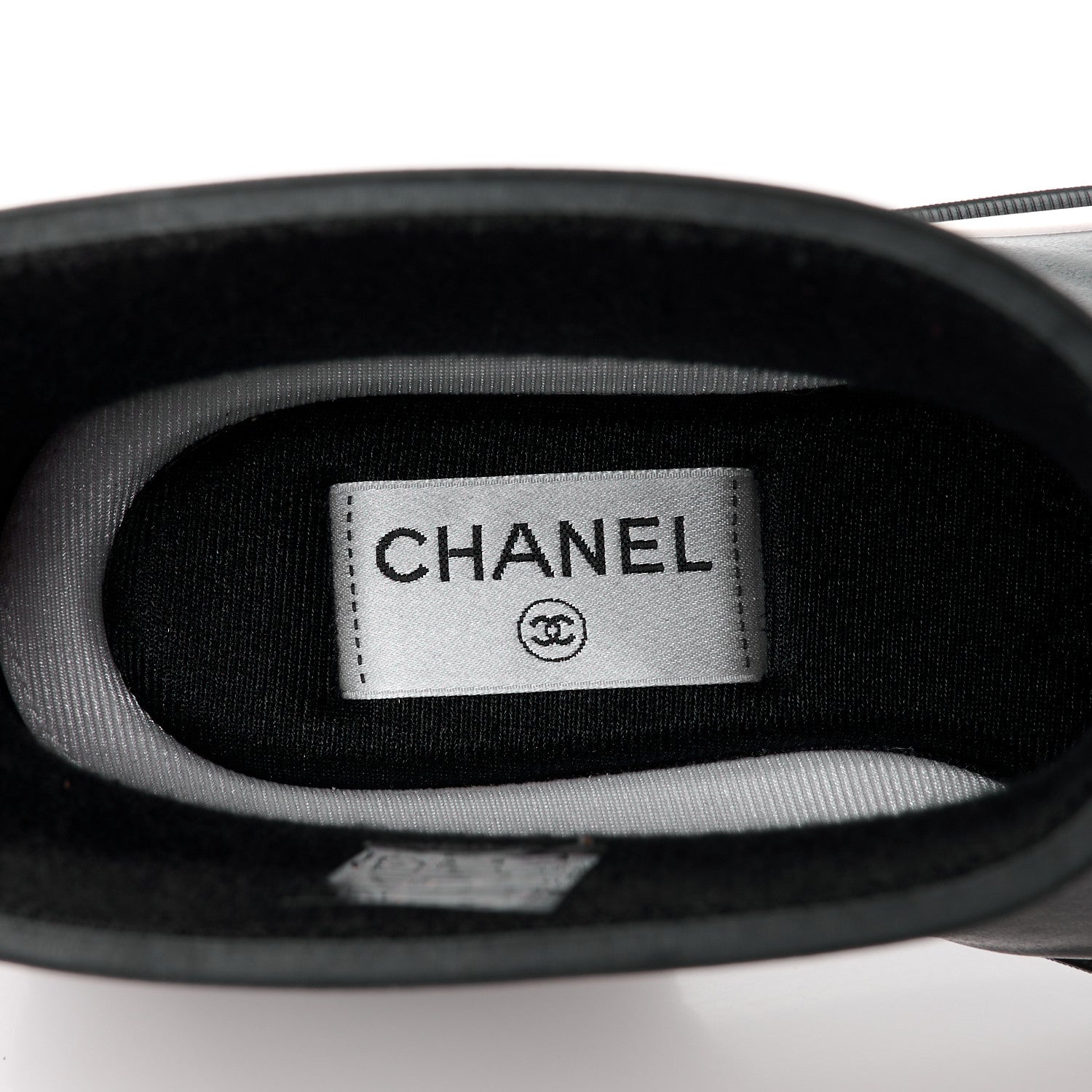 Chanel Rubber CC Short Rain Boots 37 Black 7 of 8