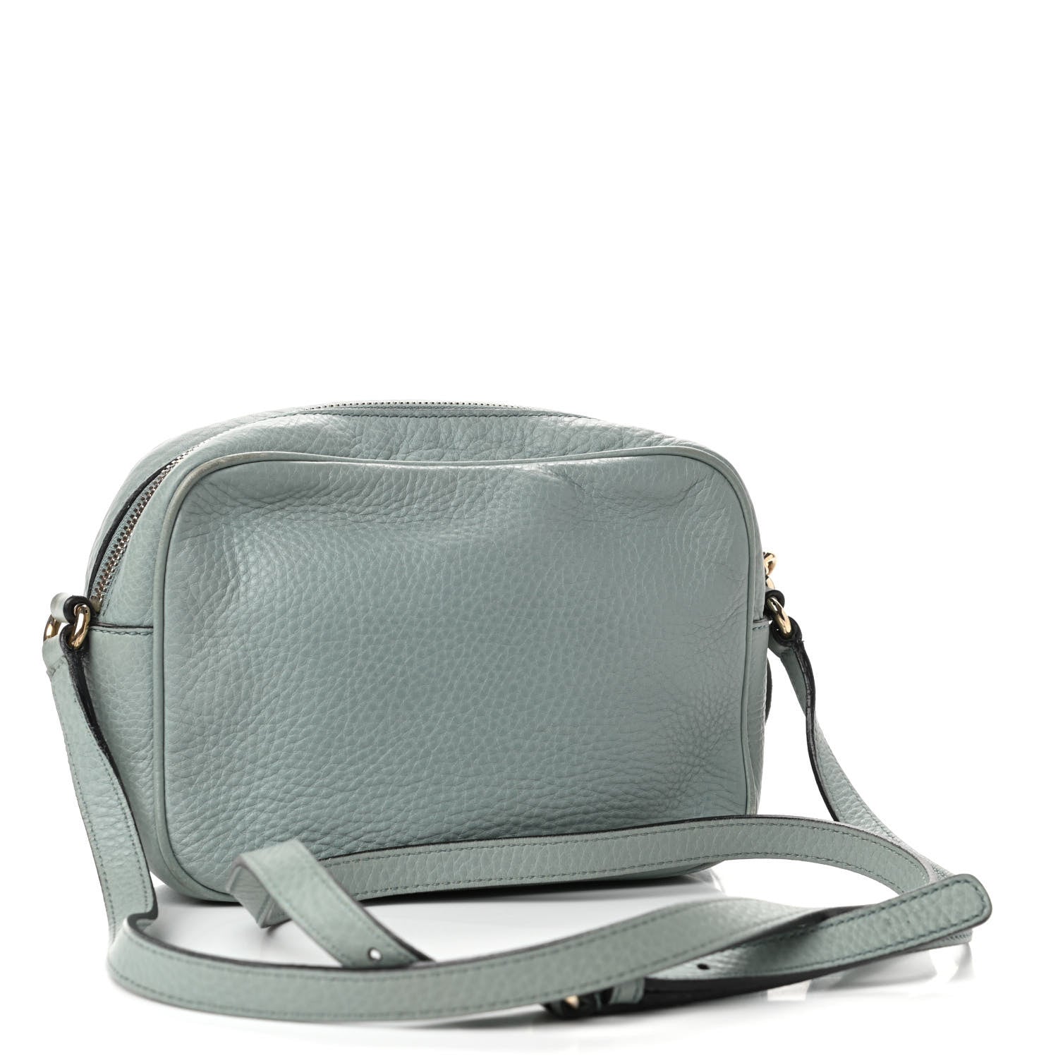 Gucci Pebbled Calfskin Small Soho Disco Bag Light Blue 2 of 4