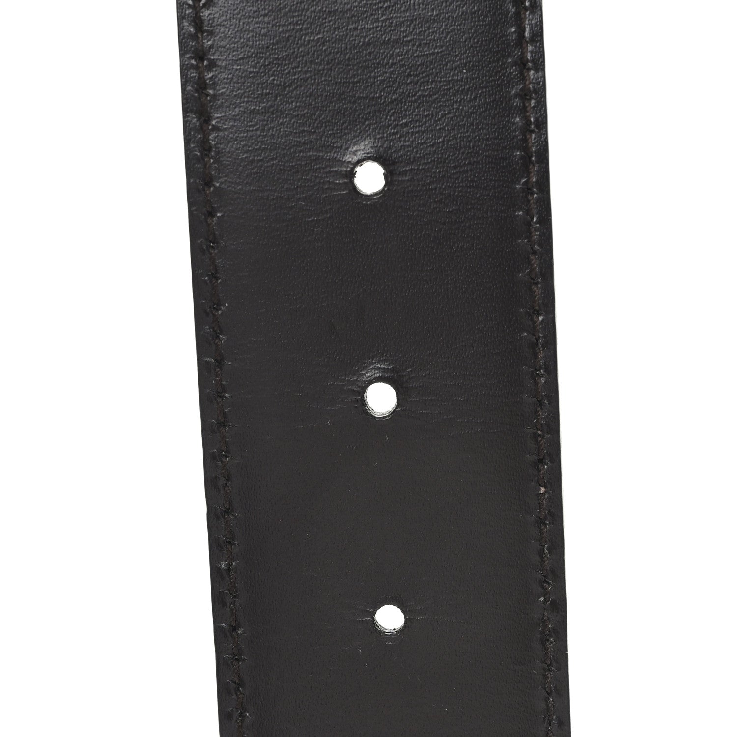 Gucci Guccissima Signature Interlocking G 37mm Belt  85 34 Mystic White 4 of 5