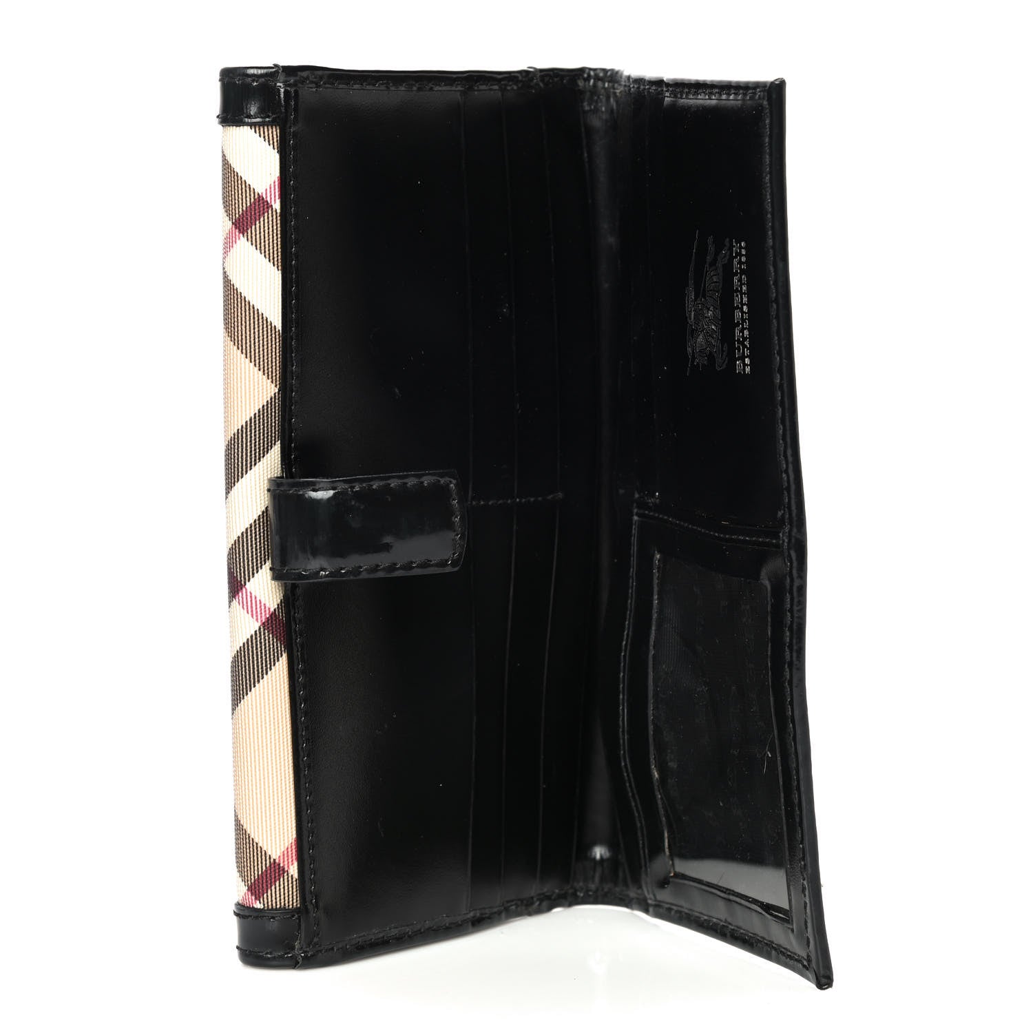 Burberry Nova Check Continental Wallet Black 9 of 14