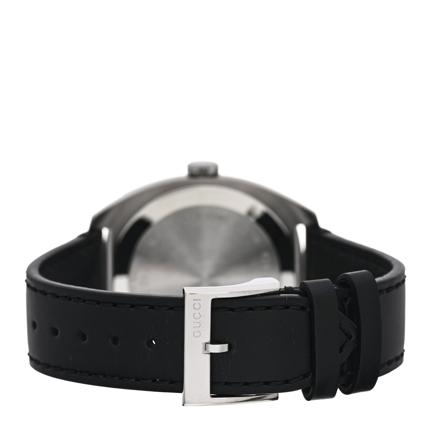 Gucci Stainless Steel Calfskin 40mm GG2570 Quartz Watch Black 3 of 4