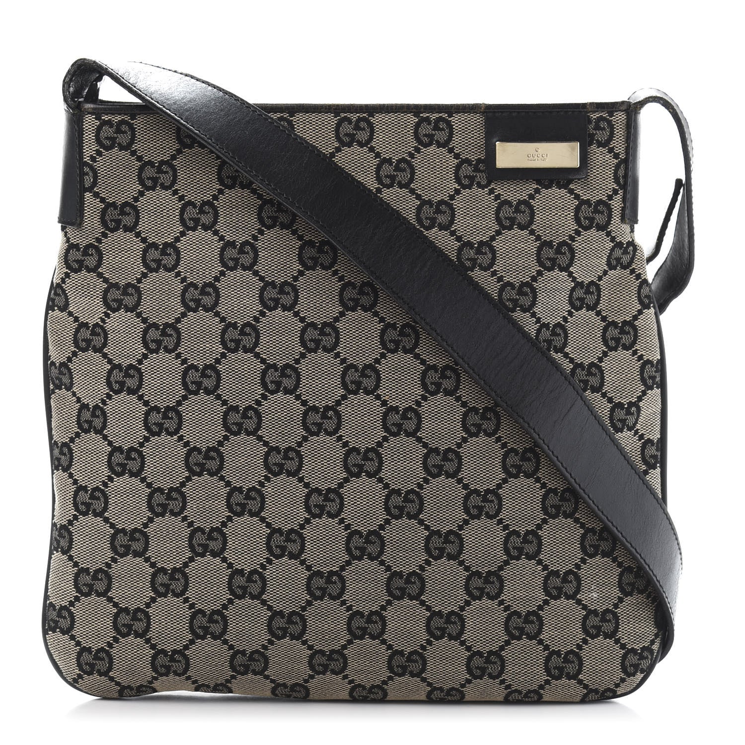 Gucci GG Monogram Messenger Bag Navy 1 of 16