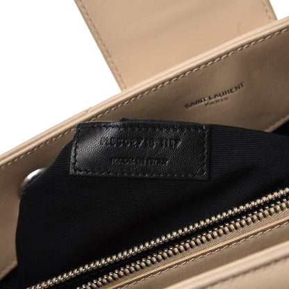 Saint Laurent Calfskin Y Quilted Monogram Large Loulou Shopper Nude Powder 7 of 8