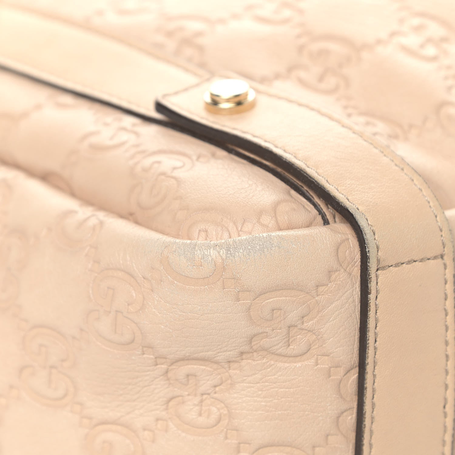 Gucci Guccissima Medium Abbey Shoulder Bag Beige 9 of 13