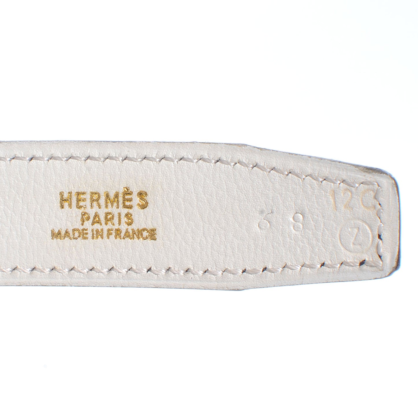 Courchevel Swift Reversible Constance 24mm H Belt Indigo and Blanc 68