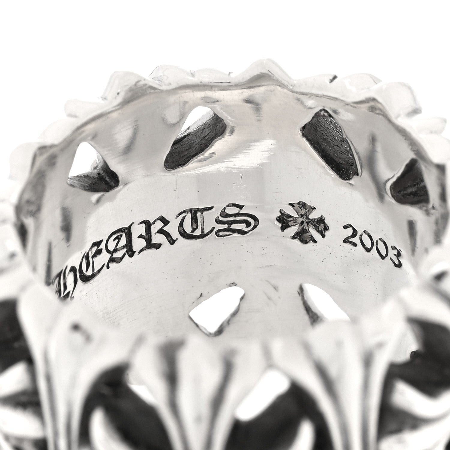 Chrome Hearts Sterling Silver Cemetery Cross Ring 67 12 5 of 5