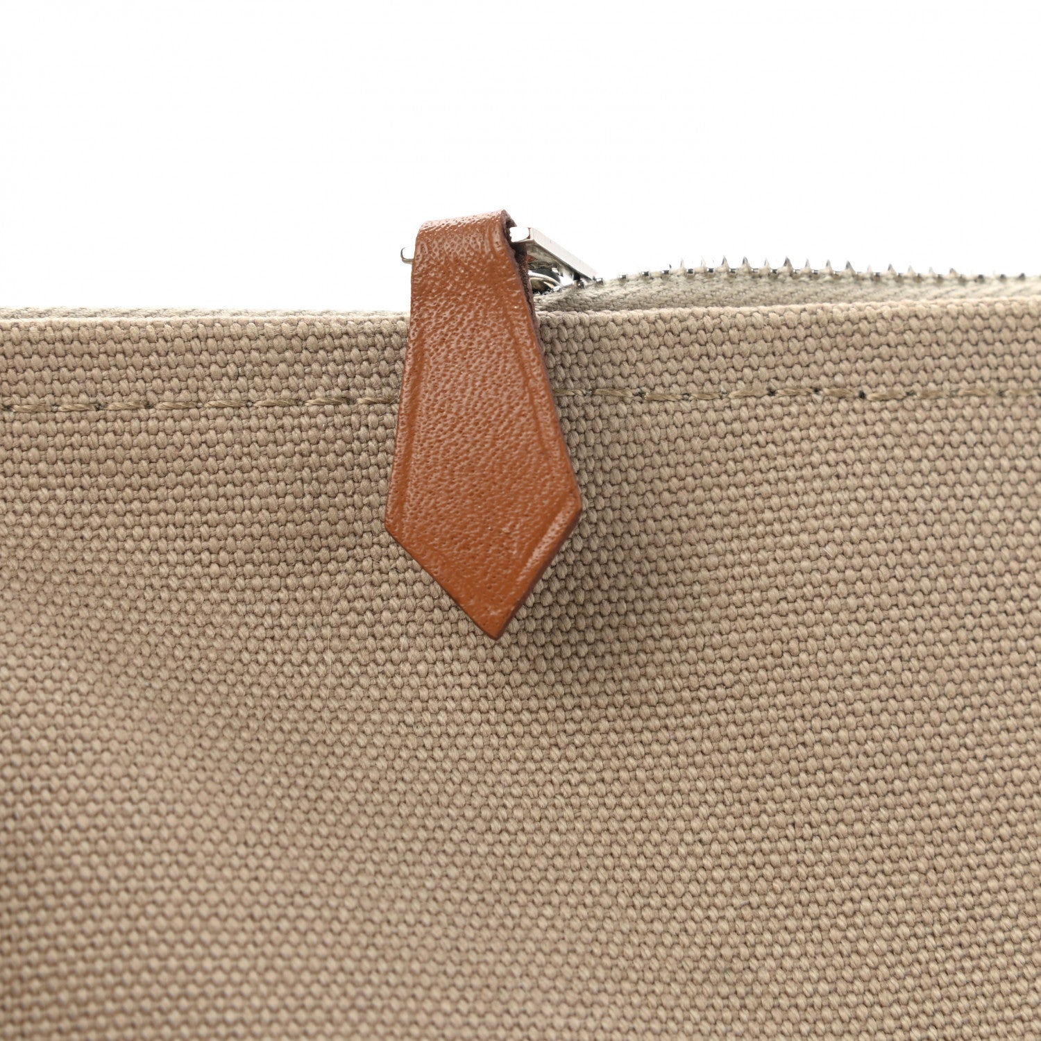 Hermes Toile Flat Yachting Pouch Gris Fonce 8 of 9