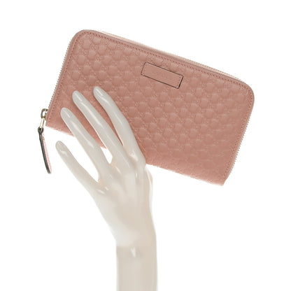 Gucci Microguccissima Zip Around Wallet Soft Pink 2 of 7