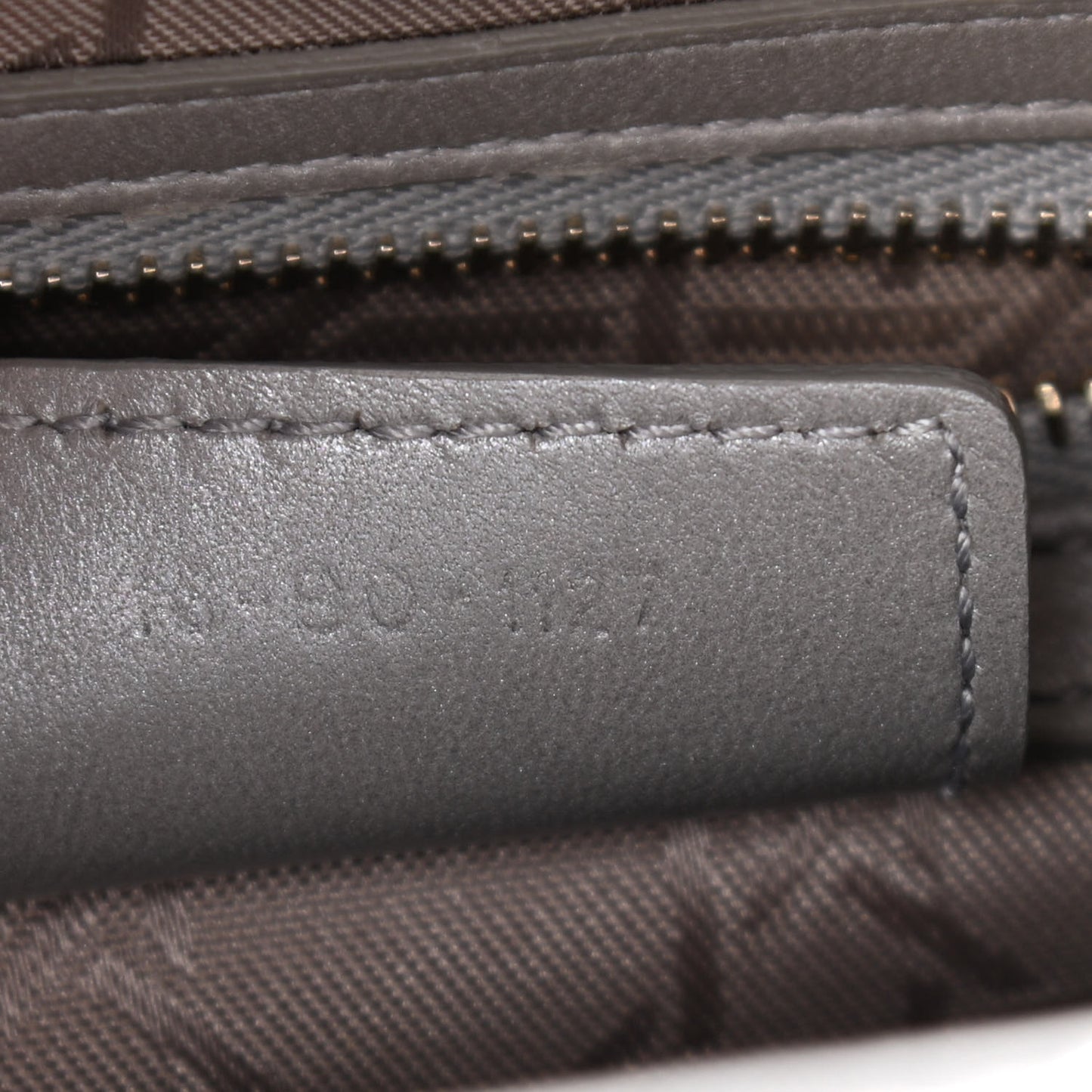 Pearly Lambskin Cannage Medium Lady Dior Grey
