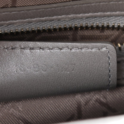 Christian Dior Pearly Lambskin Cannage Medium Lady Dior Grey 6 of 10