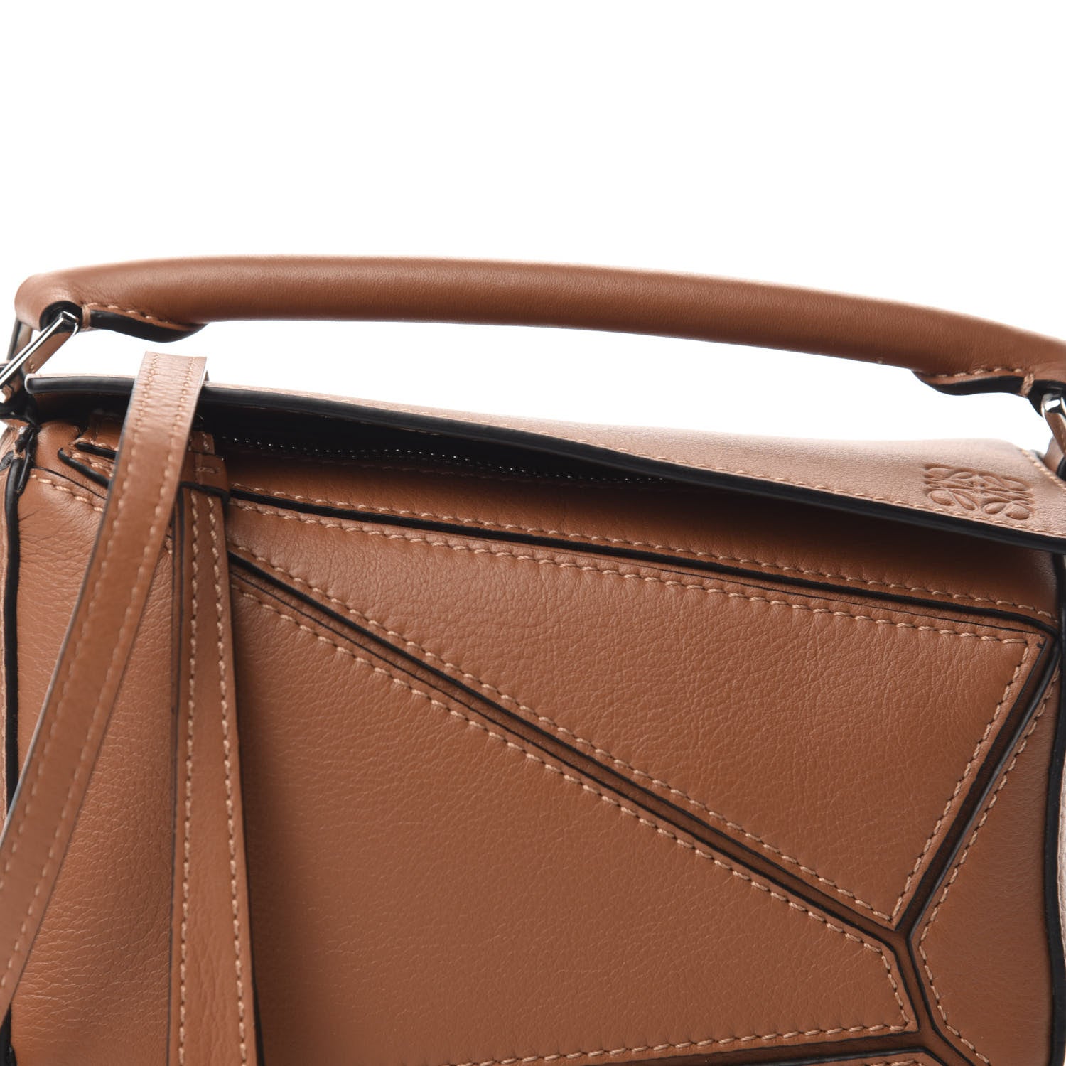Loewe Calfskin Mini Puzzle Bag Tan 10 of 10
