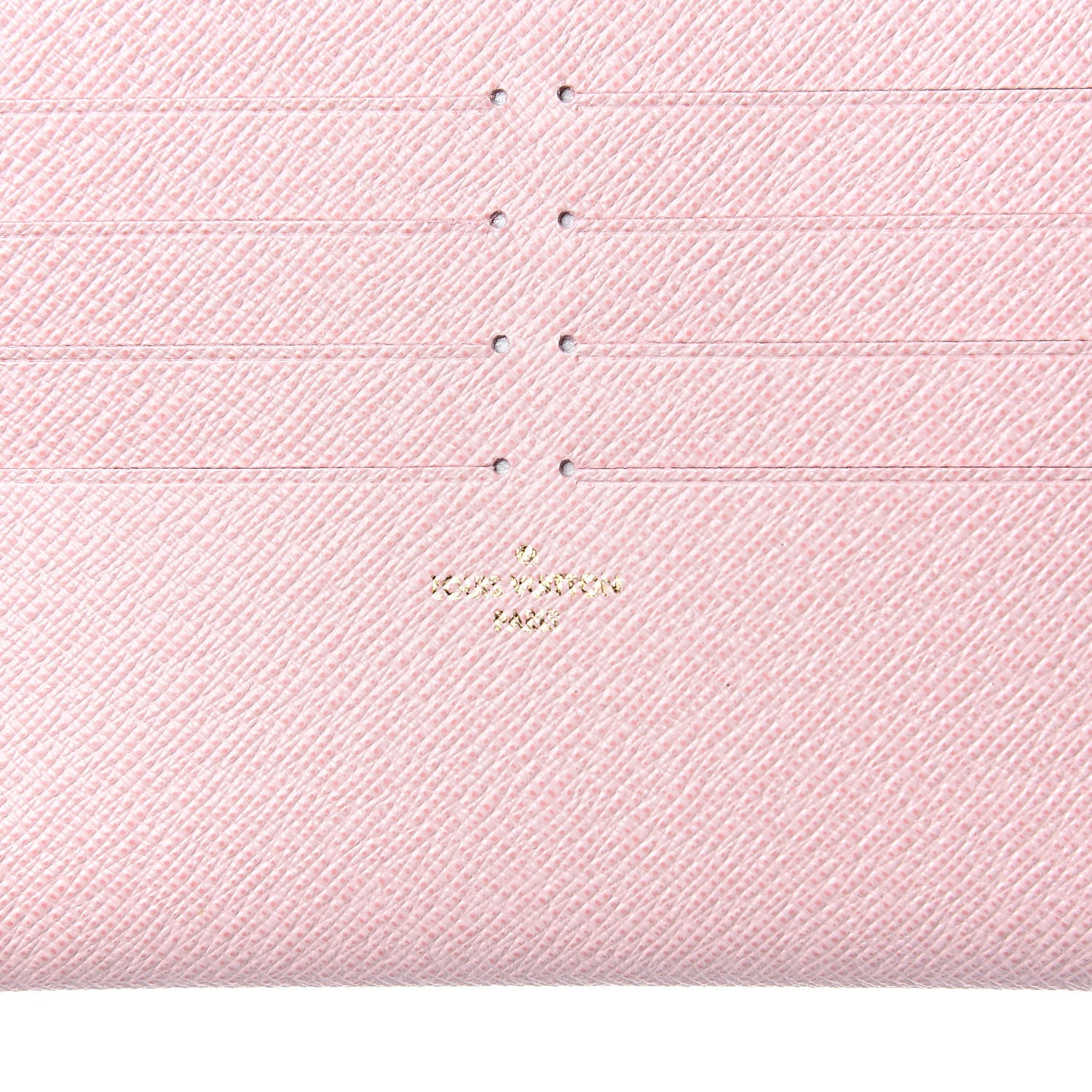 Louis Vuitton Calfskin Felicie Card Holder Insert Rose Ballerine 6 of 8