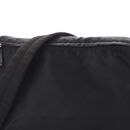 Prada Nylon Flat Messenger Bag Black 9 of 9