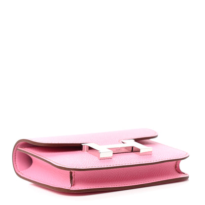 Hermes Epsom Constance Slim Wallet 5P Pink 5 of 7