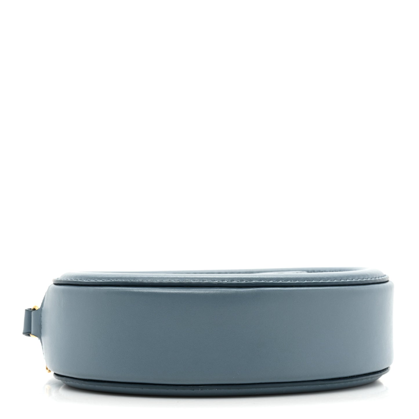 Smooth Calfskin Cuir Triomphe Oval Bag Denim