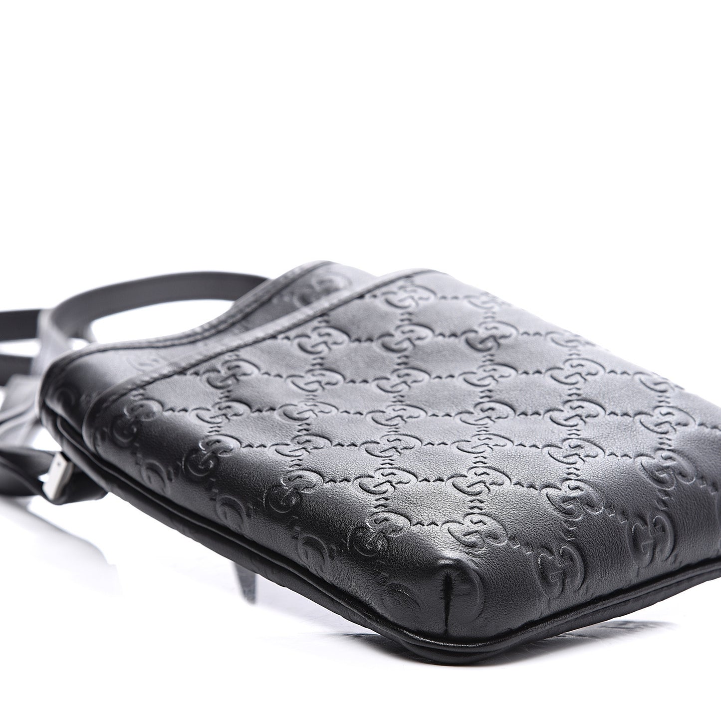 Guccissima Mini Messenger Bag Black