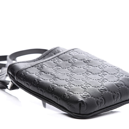 Gucci Guccissima Mini Messenger Bag Black 7 of 9