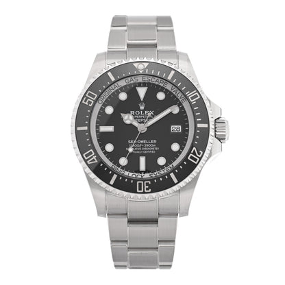 Rolex Stainless Steel 44mm Oyster Perpetual Date Sea-Dweller Deepsea Watch Intense Black 136660 1 of 4