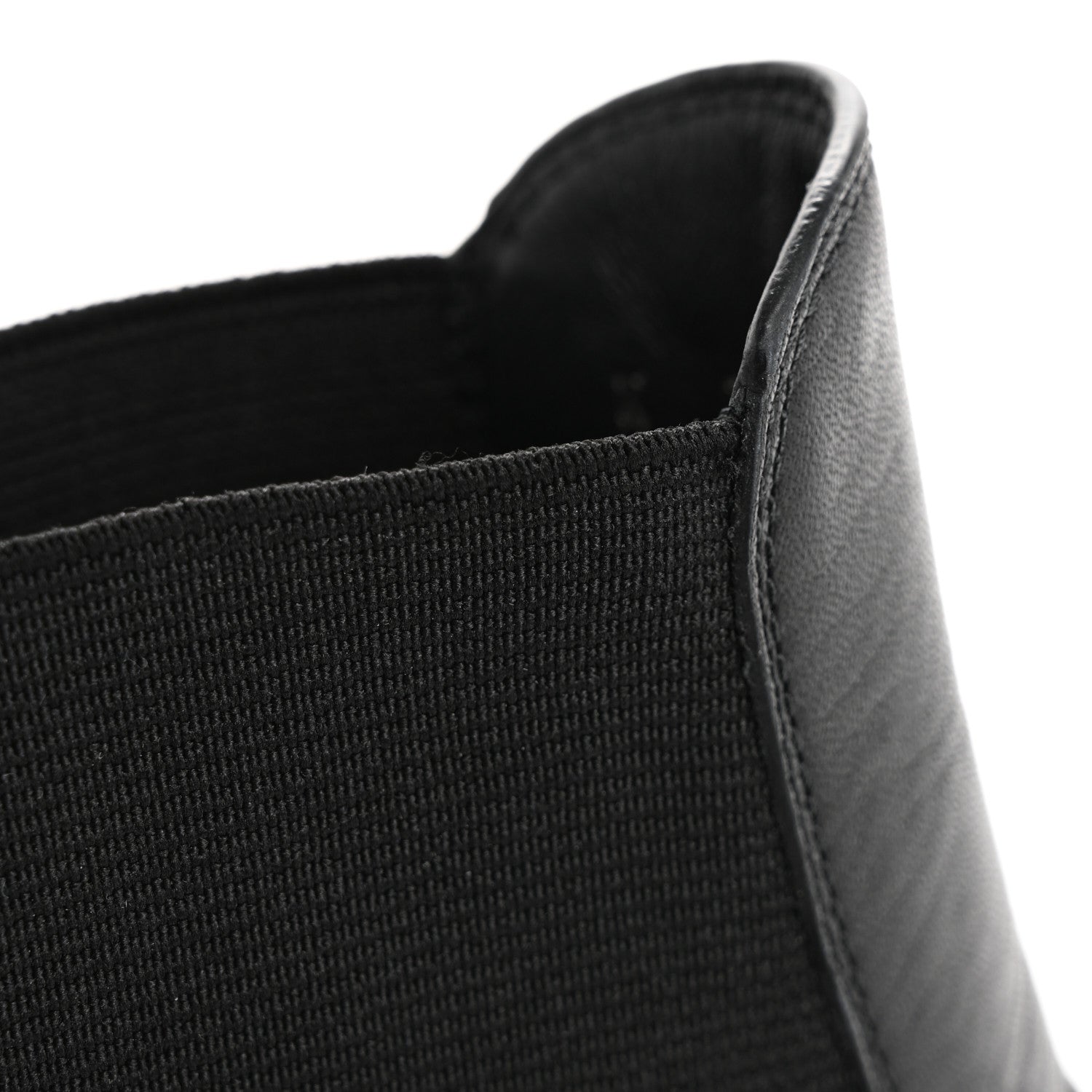 Chanel Calfskin Patent Cap Toe Ankle Boots 37 Black 12 of 13