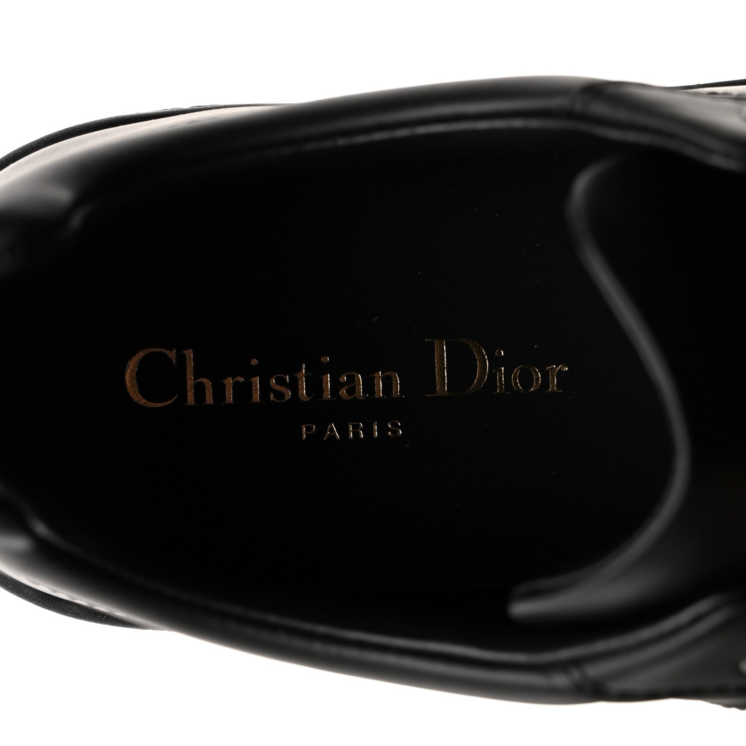Christian Dior CHRISTIAN DIOR Calfskin Suede Logo Sneakers 39 Black 6 of 9