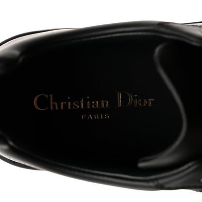 Christian Dior CHRISTIAN DIOR Calfskin Suede Logo Sneakers 39 Black 6 of 9