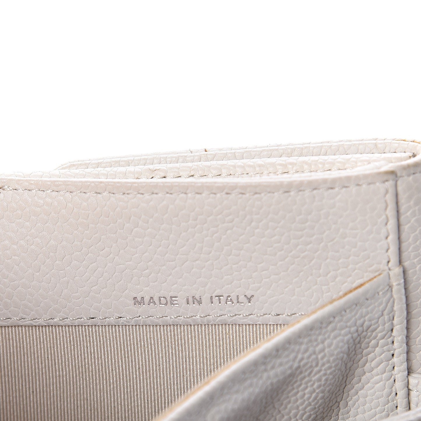 Caviar Outdoor Ligne French Wallet White