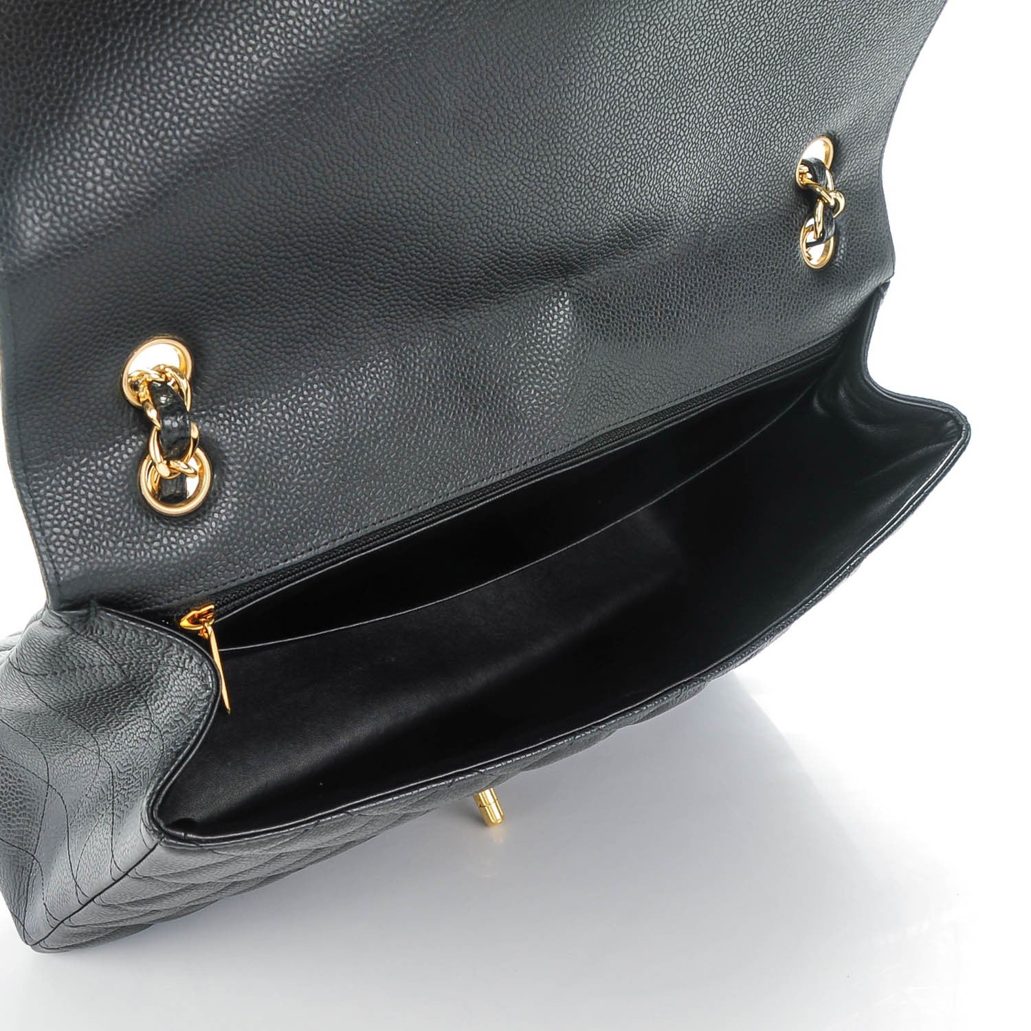 Chanel Caviar Quilted Maxi Single Flap Black 6 of 8