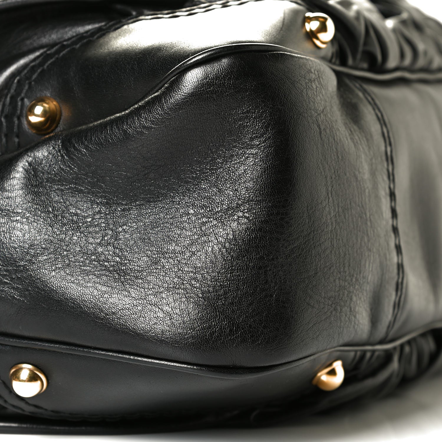 Gucci Calfskin Large Jockey Hobo Black 6 of 7