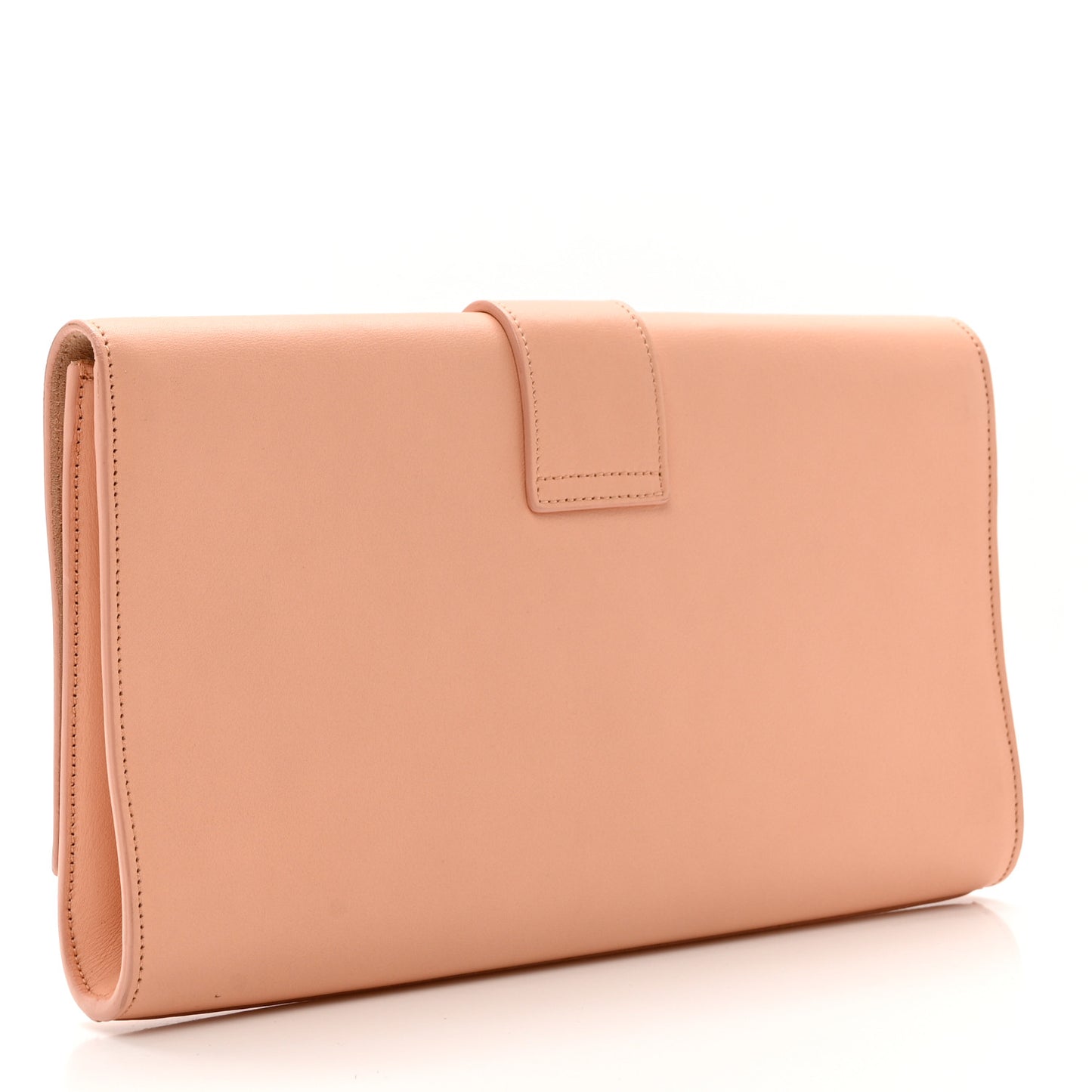 Calfskin Classic Y Ligne Clutch Blush