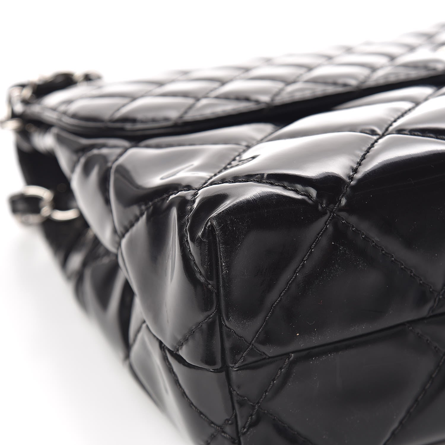 Chanel Vinyl Quilted In the Business Flap Bag Black 8 of 16