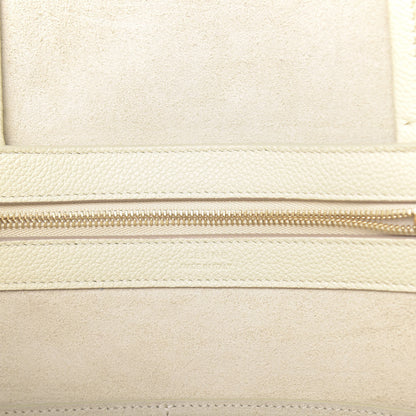 Celine Soft Grained Calfskin Small Belt Cabas Phantom Chalk 6 of 10