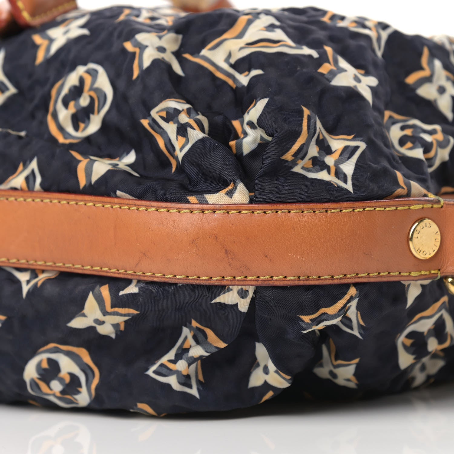 Louis Vuitton Canvas Monogram Cruise Bulles MM Navy 9 of 26
