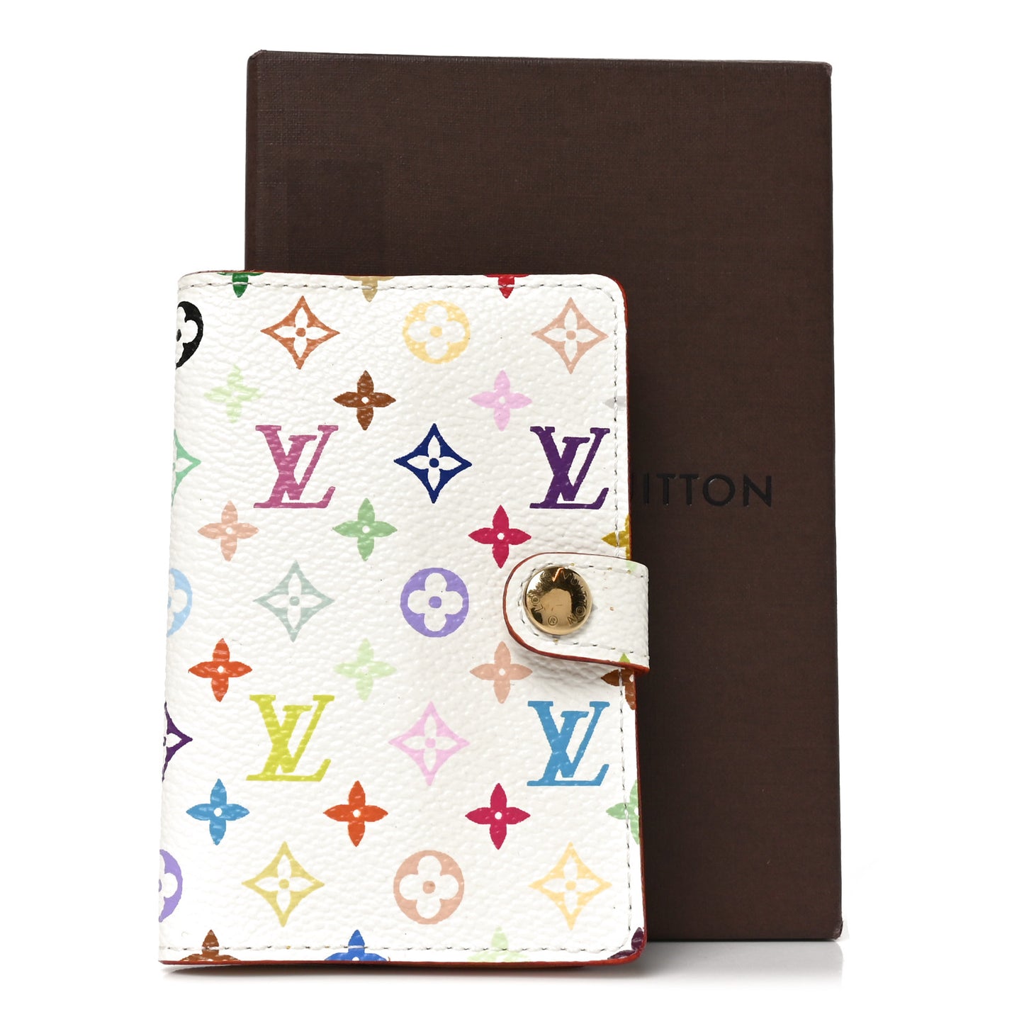 Monogram Multicolor Carnet de Bal Mini Agenda Cover White