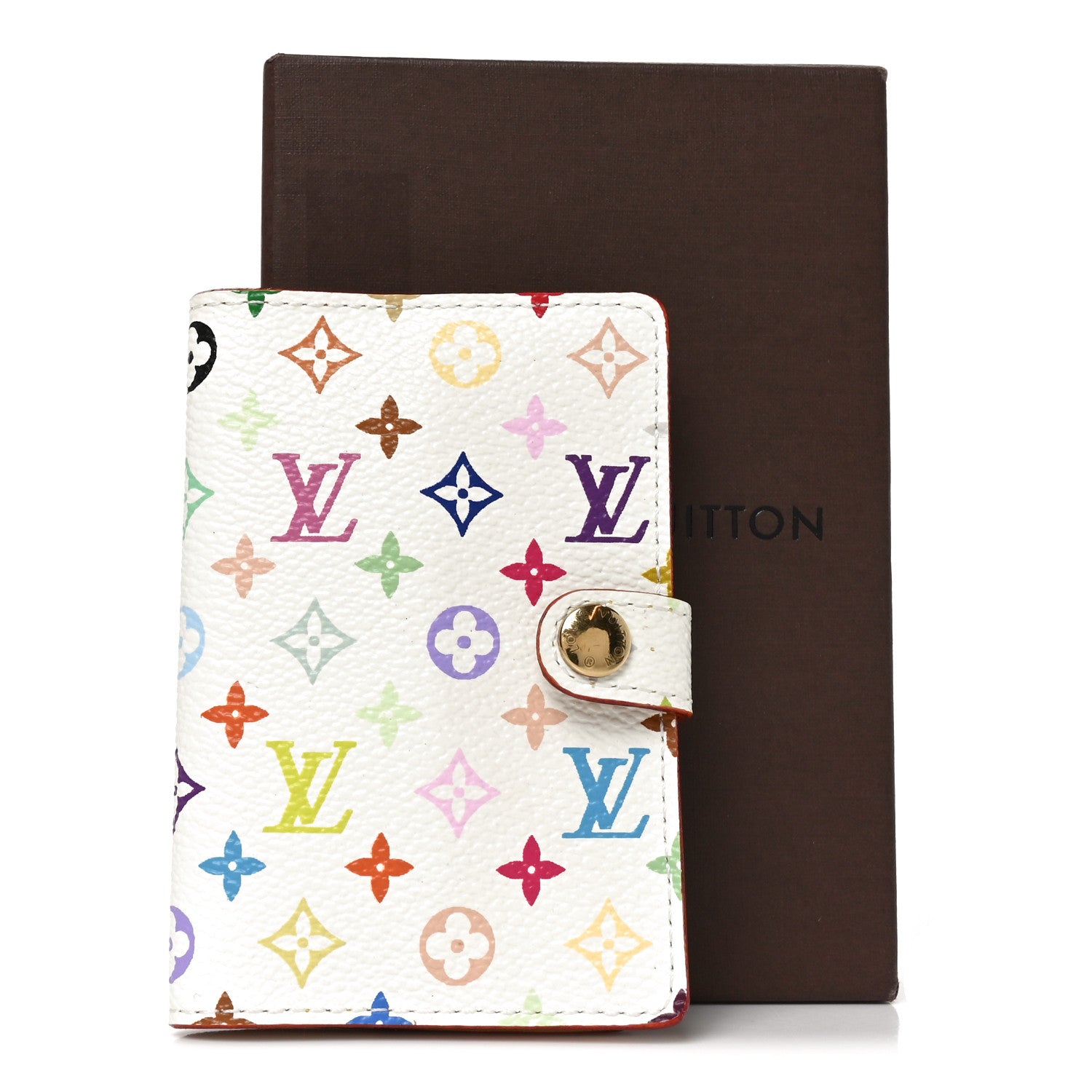 Louis Vuitton Monogram Multicolor Carnet de Bal Mini Agenda Cover White 7 of 7