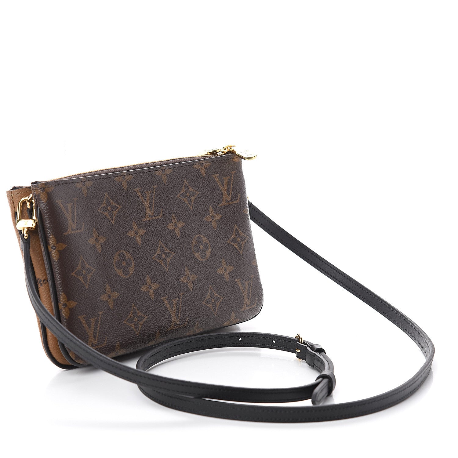 Louis Vuitton Reverse Monogram Giant Double Zip Pochette 2 of 8