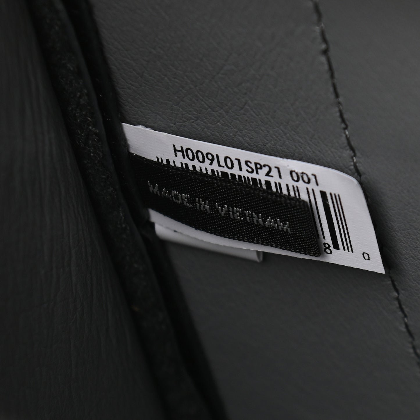 Grained Calfskin Small The Tote Bag Black