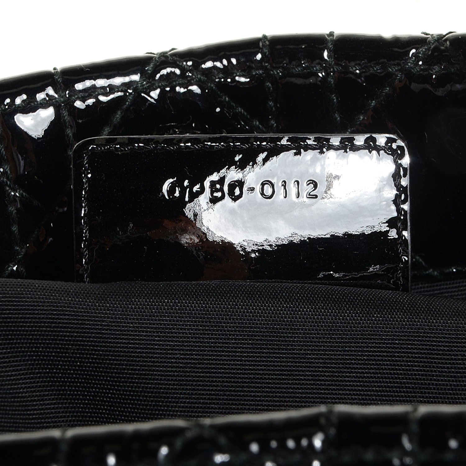 Christian Dior Patent Cannage Dior Soft Shopping Tote Black 8 of 8