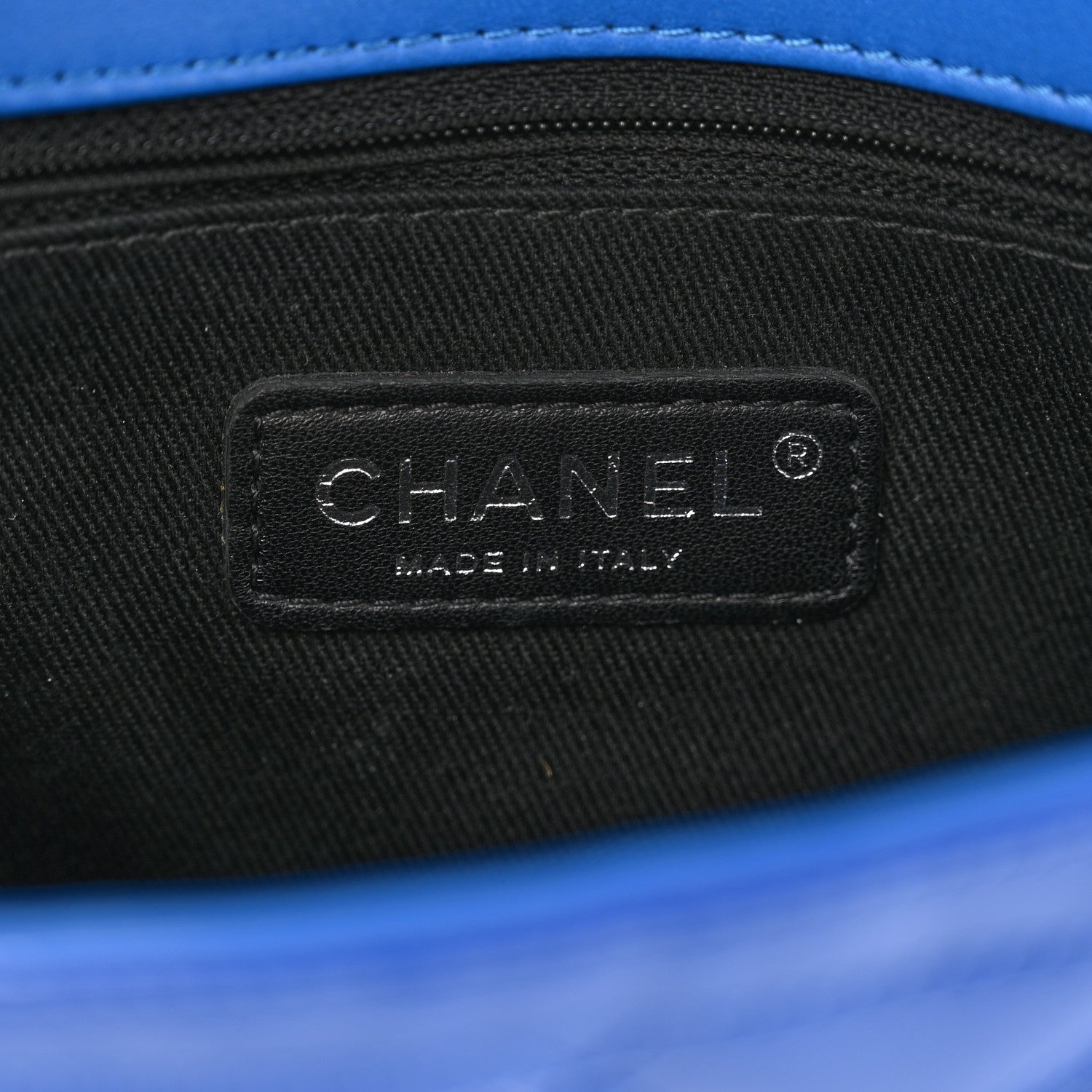 Chanel Patent Quilted Small Coco Shine Flap Blue 7 of 11