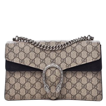 Gucci GG Supreme Monogram Small Dionysus Shoulder Bag Black 1 of 13