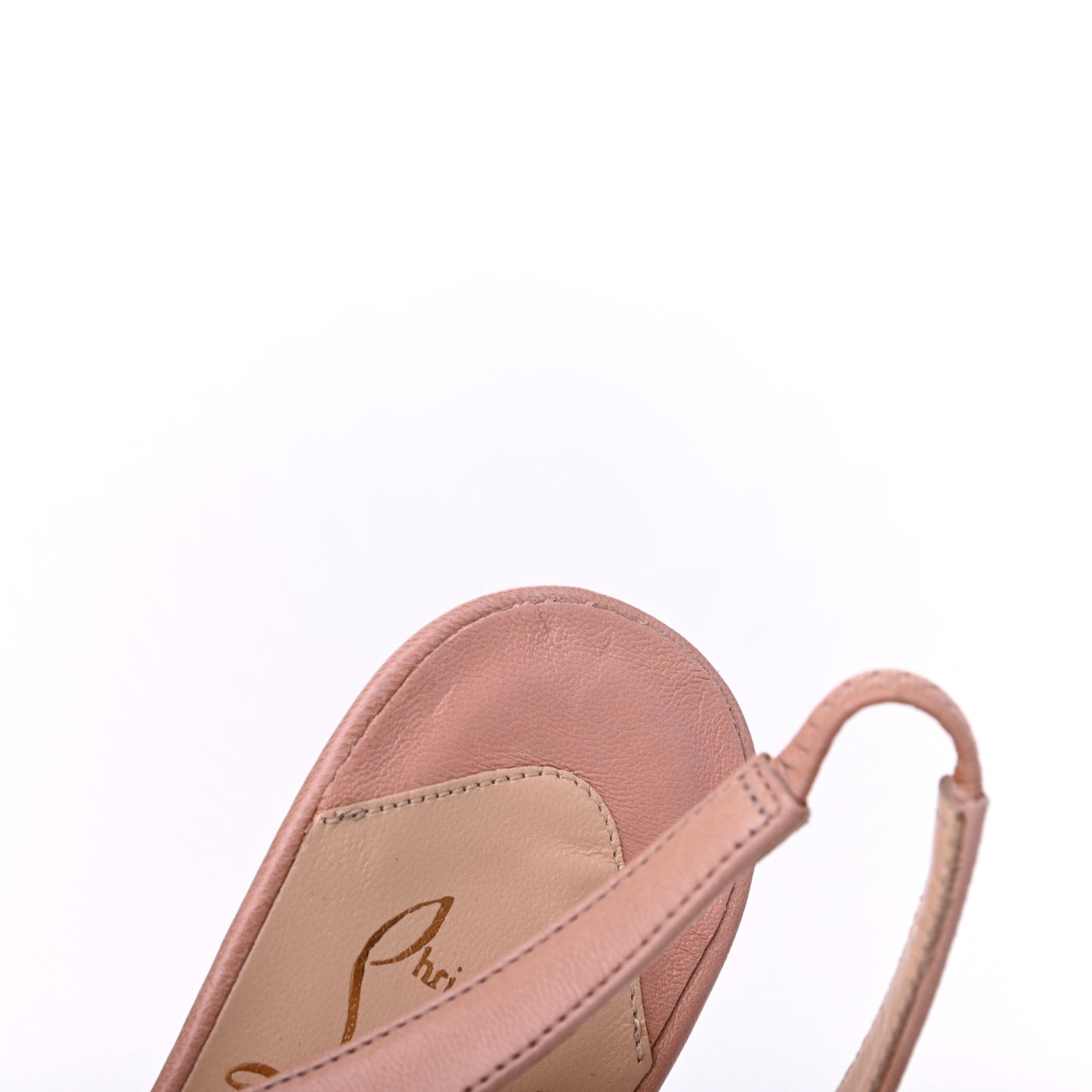 Calfskin Catenita 110 Pumps 37.5 Nude