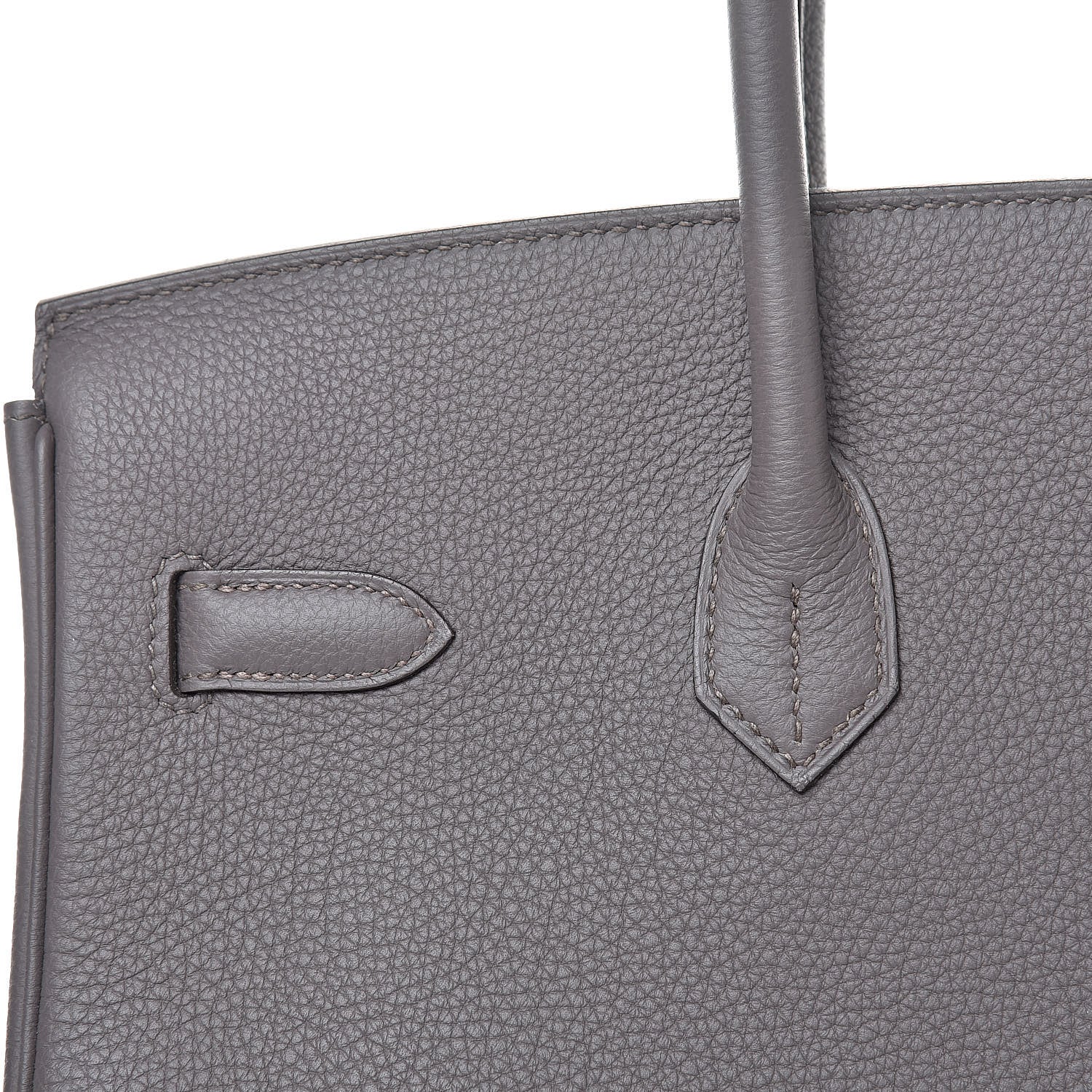 Hermes Togo Birkin 35 Etain 9 of 35