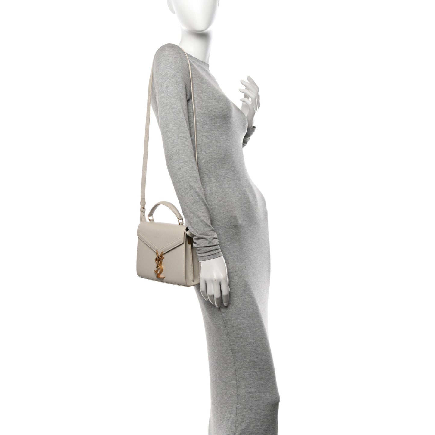 Grain de Poudre Mini Classic Monogram Cassandra Top Handle Crema Soft