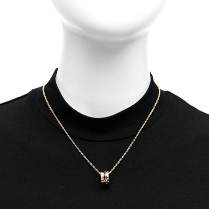 Bulgari 18K Rose Gold B.Zero1 Open Legends Pendant Necklace 2 of 6